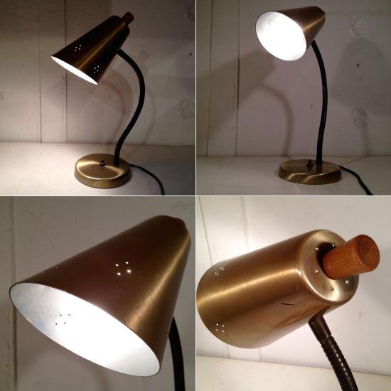 ★USA Vintage Gooseneck Desk Lamp  アメリカン ヴィンテージ グースネック デスクランプ