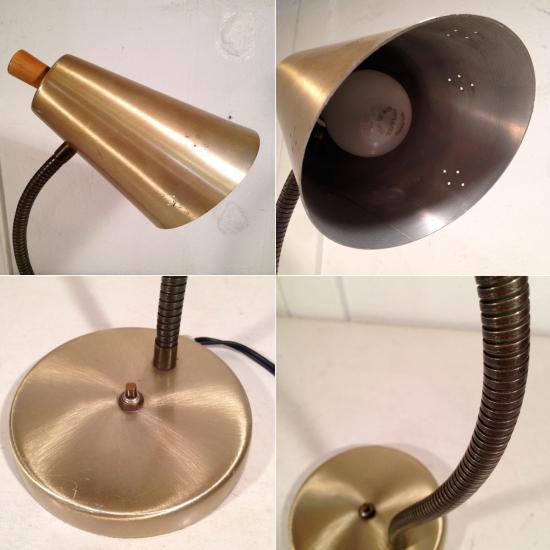 ★USA Vintage Gooseneck Desk Lamp  アメリカン ヴィンテージ グースネック デスクランプ