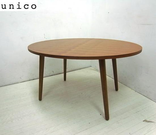 ●　ｕｎｉｃｏ　ウニコ　Ａｌｂｅｒｏ　アルベロ　カフェテーブル　ウォールナット材