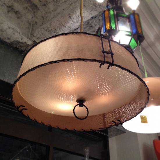 ★50'S USA Vintage Atomic Design Pendant Lamp ／ 50年代 アメリカ アトミックデザイン ペンダントランプ