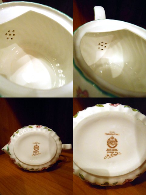 Minton/ミントン ハドンホール グリーン ティーポット Sサイズ