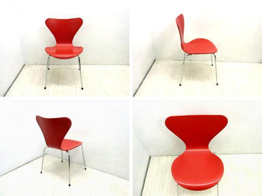 フリッツハンセン ◇ Fritz Hansen  90's 廃盤希少カラー！  『 SEVEN CHAIR / セブンチェア （ Gala Red ／ ラッカー ）』