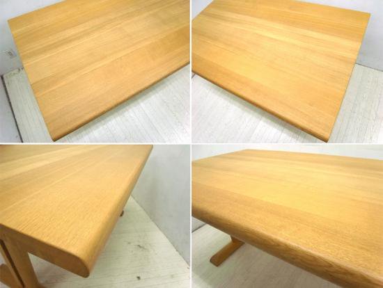 ●　飛騨産業 キツツキ 円空 ダイニングテーブル ナラ無垢材