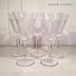 ★USA "Ralph Lauren" Herringbone Classic Crystal Glass (Goblet) ラルフローレン ヘリンボーンクラシック クリスタルガラス ゴブレット