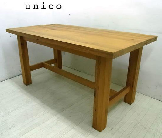 ●　unicoウニコ GROSSO グロッソ パイン無垢材 ダイニングテーブル