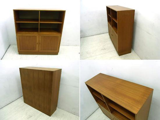 ■デンマーク HG FURNITURE  Vintage チーク材 ブックボード キャビネット