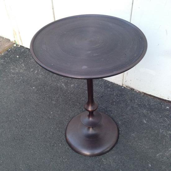 ★"THE CONRAN SHOP" TIGARAH Side Table ／ コンランショップ取扱い ティガラサイドテーブル   アルミ ブロンズカラー