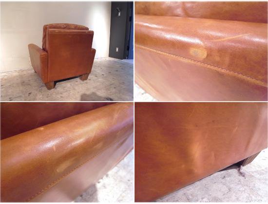 ■　acme　アクメ　FRESNO LEATHER SOFA 1-Seater　フレズノ　レザーソファ