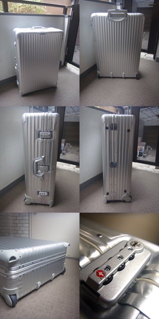 ■RIMOWA Silver TOPAS Jumbo Trolley 930.77 リモワ トパーズ ジャンボ トローリー 104L