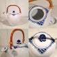 ★DENMARK "ROYAL COPENHAGEN" Princess Series Japanese Tea Pot & Cup 3P Set ／ ロイヤルコペンハーゲン 急須＆湯のみ3点セット