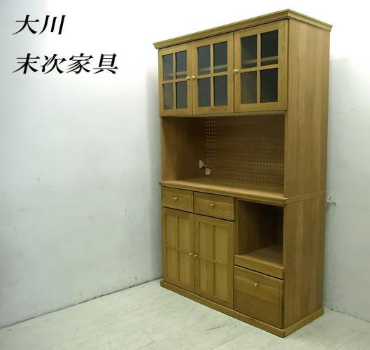 ●　SUETSUGU 末次家具　リビングハウス LIGAREリガーレ オーク材 キッチンボード 白岡崇