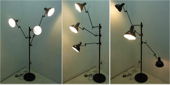 ●　FRANDZEN / フランゼン　3 arms floor light