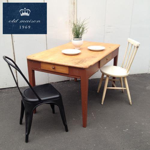 U.Kメイド ★ old maison / オールドメゾン ★ Vintage 『 Work Table / Dining Table （  ワークテーブル / ダイニングテーブル ） 』