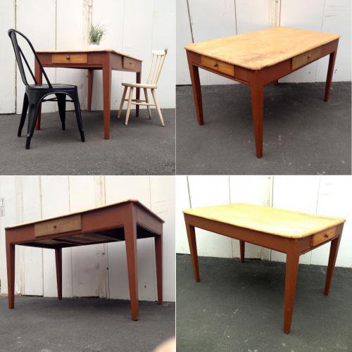 U.Kメイド ★ old maison / オールドメゾン ★ Vintage 『 Work Table / Dining Table （  ワークテーブル / ダイニングテーブル ） 』