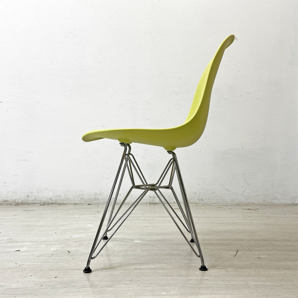 ハーマンミラー Herman Miller サイドシェルチェア イエロー ポリプロピレン製 エッフェルベース C&R イームズ ミッドセンチュリー ●