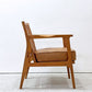 ダブルティー WTW アペルト チェア APERTO CHAIR NT アームチェア ラウンジチェア 1Pソファ レザー ブラウン  西海岸 ウエストコースト ●