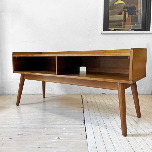 ウエストエルム West Elm ミッドセンチュリー メディア コンソール Mid-Century Media Console 48" AVボード TVボード アカシア材  ★