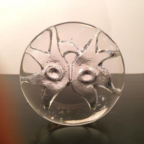 ★1970年 岡本太郎 ガラスのペーパーウェイトB ／ 1970'S Taro Okamoto Glass Paper Weight B