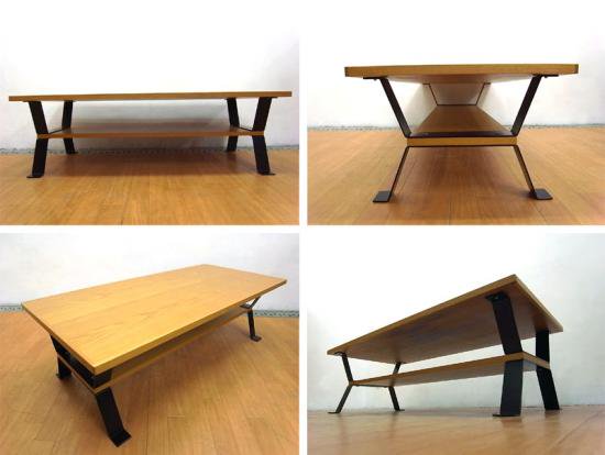 Landscape Products / ランドスケーププロダクツ ◇ 受注生産 『 V.K Coffee Table / V.K コーヒーテーブル （ オークトップ別注モデル ） 』
