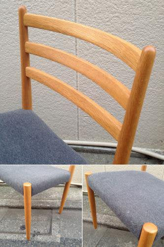 ◎柏木工 オーク無垢材×ファブリック 　 シガーロ　ダイニングチェア A ／ KASHIWA Oak Wood × Fabric Dining Chair A