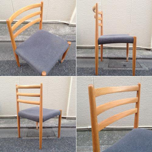 ◎柏木工 オーク無垢材×ファブリック　 シガーロ　ダイニングチェアB ／ KASHIWA Oak Wood × Fabric Dining Chair B