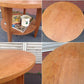 ◎unico (ウニコ) CORSO Round Cafe Table ／ ウニコ　コルソ　ラウンドカフェテーブル 希少 廃番モデル オーク材 トップダメージ有