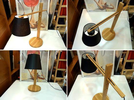 ◇FRANDSEN / フランゼン 『 OAK WOOD with BLACK SHADE DESK LIGHT 』 デスクライト
