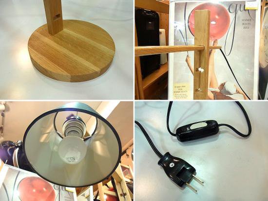 ◇FRANDSEN / フランゼン 『 OAK WOOD with BLACK SHADE DESK LIGHT 』 デスクライト
