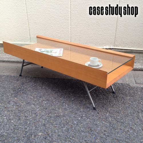 ◎"case study shop" Original Glass × Wood Frame Center Table ／ ケーススタディーショップ オリジナル ガラス×ウッド センターテーブル