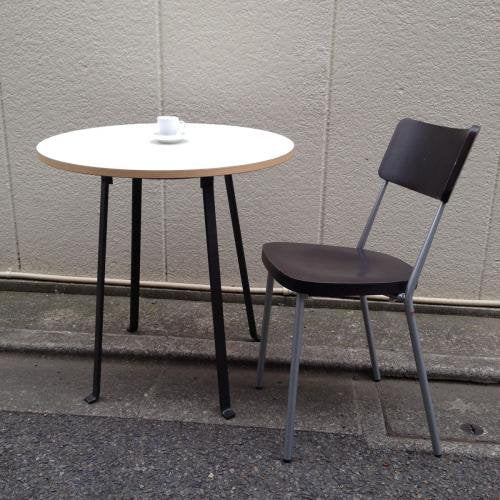 ◎MUJI × ENZO MARI Round Dining Table 廃番品／  MUJI(無印良品) × エンツォマーリ(ENZO MARI)” ラウンドダイニングテーブル