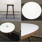 ◎MUJI × ENZO MARI Round Dining Table 廃番品／  MUJI(無印良品) × エンツォマーリ(ENZO MARI)” ラウンドダイニングテーブル