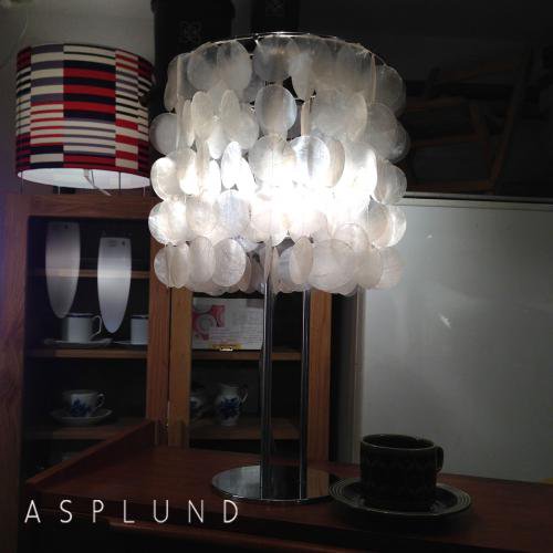 ◎ASPLUND (アスプルンド)　テステーブルランプ シェル（貝）シェード 廃番　定価25200円