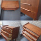 ■60'S Scandinavia Vintage 3drawer チーク材 チェスト 北欧