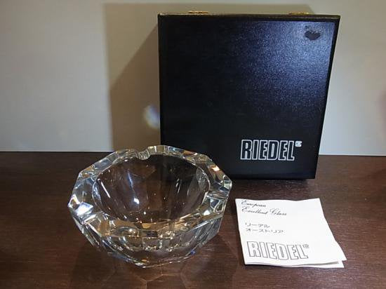 ◇RIEDEL / リーデル　クリスタルガラス　アッシュトレー　灰皿　箱付き