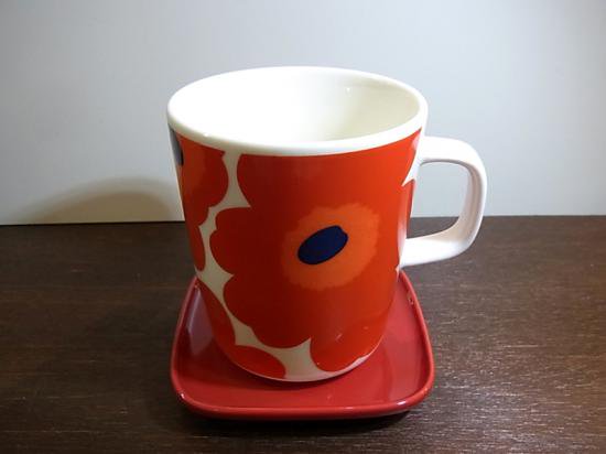 ◇マリメッコ　marimekko ウニッコ　unikko カップ＆ソーサー