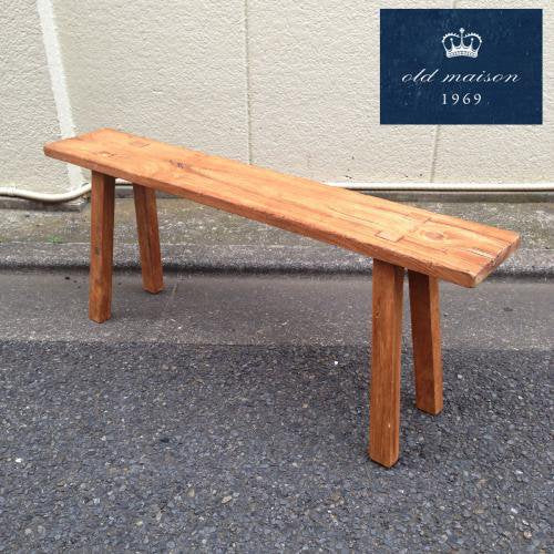 ◎"old maison" Teak Wood Bench、Chair、Table  "オールドメゾン"  チーク無垢材 ベンチ チェア テーブル 古材風