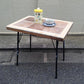 ◎Tile Top ×  Iron Leg Remake Cafe Table ／ タイルトップｘアイアンレッグ リメイク カフェテーブル