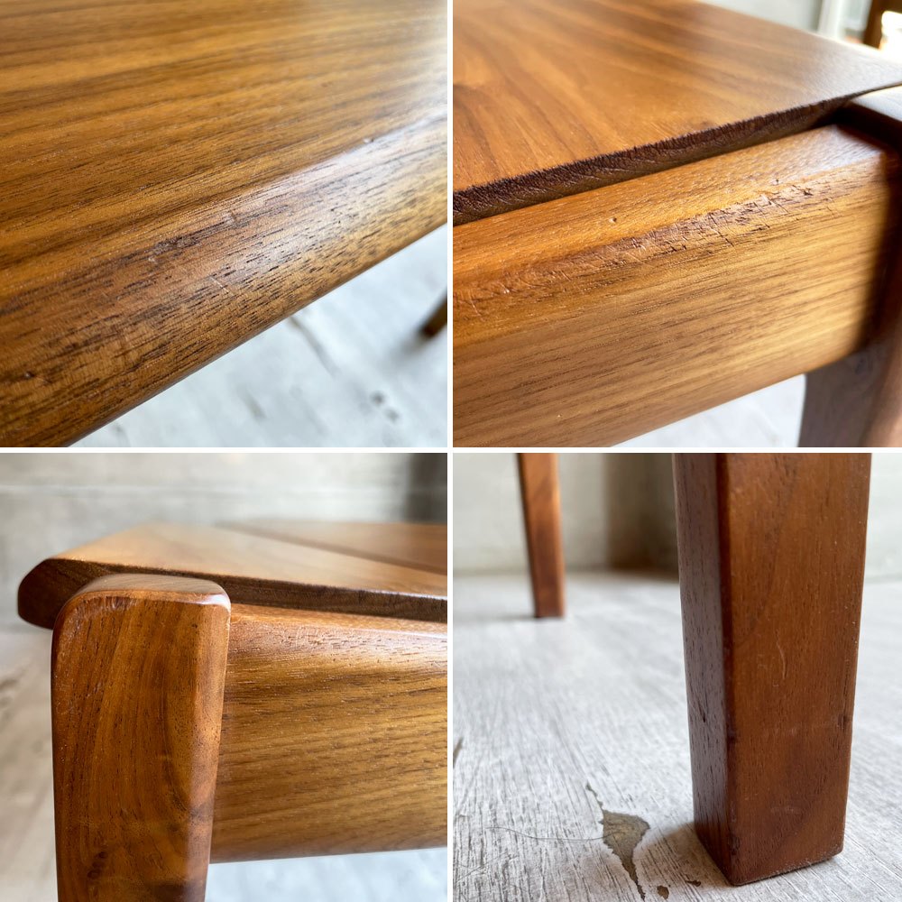冨士ファニチア FUJI FURNITURE コティ Koti 3Pベンチ X02580S W160cm ウォールナット材 板座 定価￥134,200- ♪