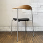 カールハンセン＆サン Carl Hansen & Son CH88P ダイニングチェア オーク材 本革 ブラックレザー ステンレスレッグ ハンス・J・ウェグナー 北欧家具  ◎
