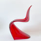 ヴィトラ デザインミュージアム Vitra Design Museum ミニチュアコレクション パントンチェア 1/6スケール 限定カラー レッド 箱付き ★