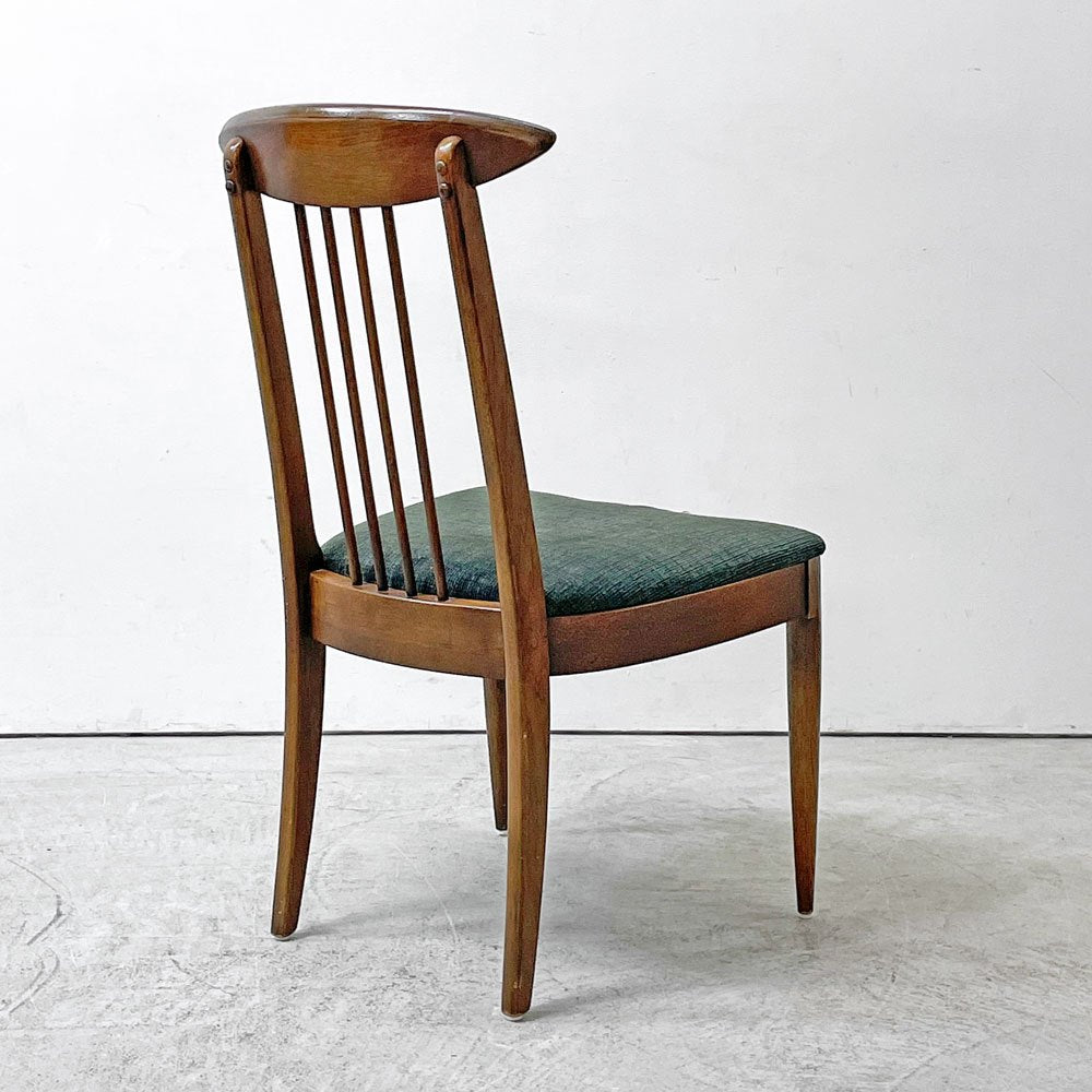 ブロイヒル Broyhill スカルプトラ Sculptra ダイニングチェア ウォールナット USビンテージ vintage ミッドセンチュリー A ●