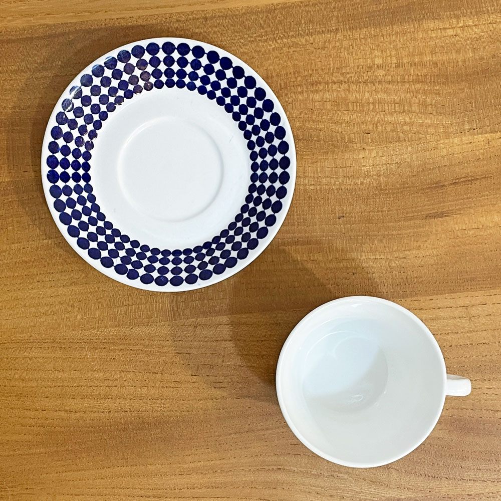 グスタフスベリ GUSTVSBERG アダム ADAM コーヒーカップ＆ソーサー 北欧食器 ビンテージ C ◎