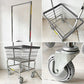 R&B ワイヤープロダクツ R&B WIRE PRODUCTS USA ランドリーカート ダブルポール パシフィックファニチャー P.F.S.取扱 定価46,200円 ★