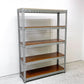 リオン LYON アングルシェルフ SLOTTED ANGLE SHELF 5段 オープンシェルフ W124.5 x D40.5 x H175.5cm P.F.S取扱 スチールメッシュ インダストリアル 工業系 ●