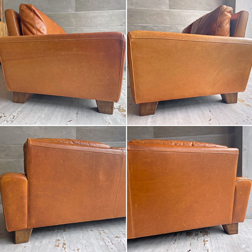 アクメファニチャー ACME Furniture フレスノ FRESNO SOFA 3Pソファ 3人掛け レザー 本革 アメリカンビンテージスタイル 参考定価￥330,000- ♪