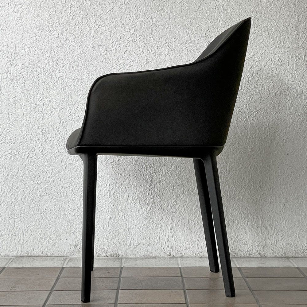 ヴィトラ Vitra ソフトシェル SOFTSHELL アームチェア 4レッグベース ロナン＆エルワン・ブルレック ダークグレー 定価111,100円 ◇