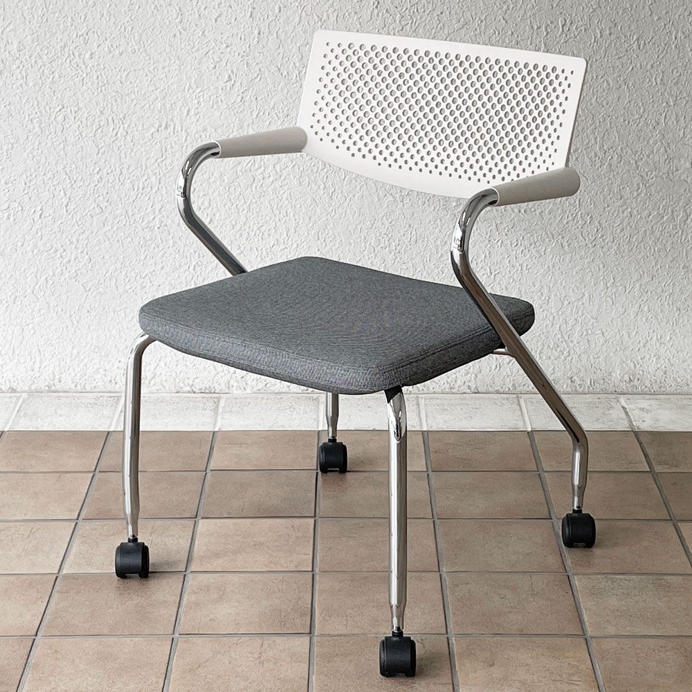 ヴィトラ vitra ビザロール Visaroll デスクチェア ミーティングチェア キャスターベース スタッキング アントニオ・チッテリオ B ◇