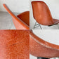 ハーマンミラー Herman Miller サイドシェルチェア セカンド 2nd FRP テラコッタ スタッキングベース イームズ ビンテージ B★
