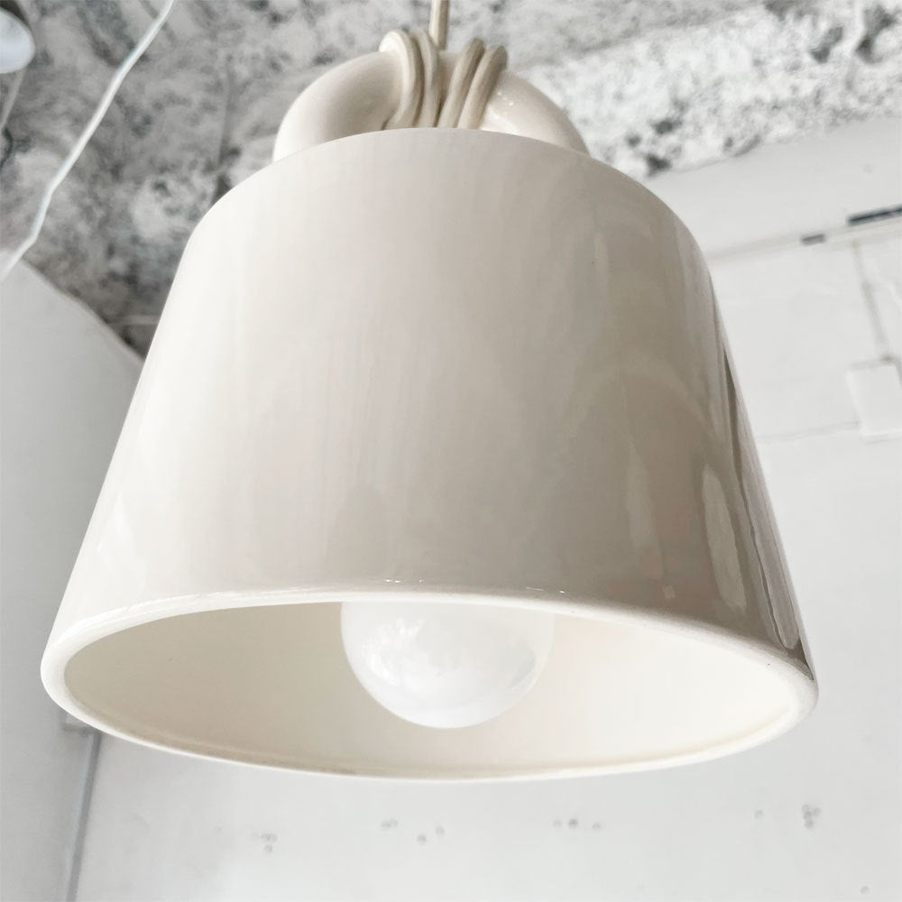 イデー IDEE モレ シェード シーリングランプ MOLLE SHADE CEILING LAMP ペンダントライト 磁器製 照明 現状品 定価￥34,900- ★