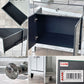 カレ KARE ラグジュアリー キャビネット 2Doors 1Drawer ミラー張り ドイツ 廃番 定価104,500円 ◇